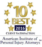 10 Best | 2016 | Client Satisfaction | American Institute of Personal Injury Attorneys